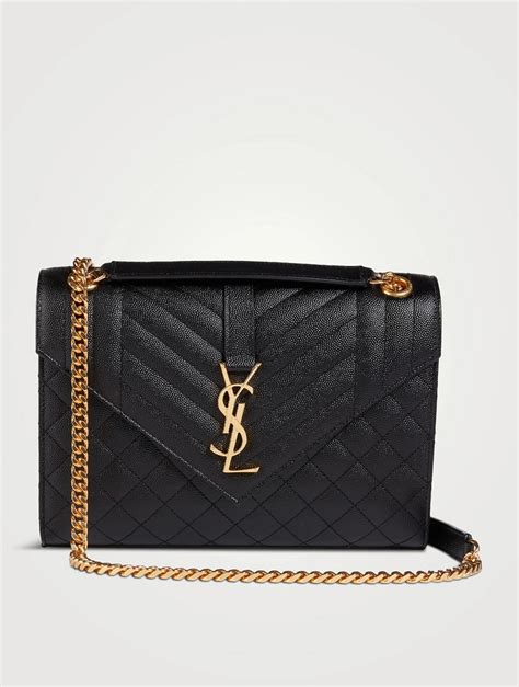 ysl black bag replica|ysl monogram envelope bag.